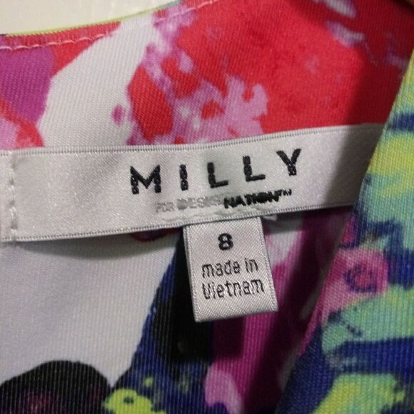 MILLY for DesigNation Floral Scuba Dress - Picture 6 of 8